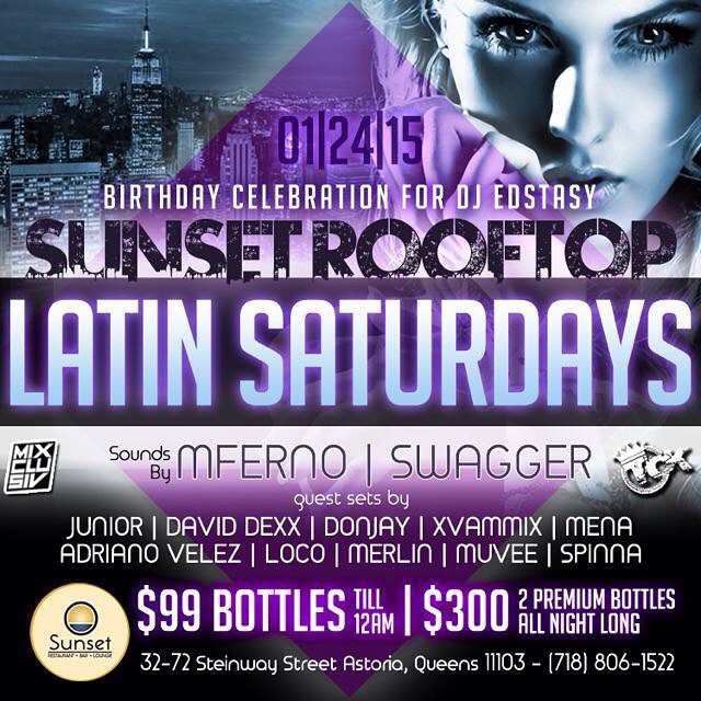 THIS SAT #01/24/15  @sunsetloungenyc 
MUSIC PLAYED BY #MFERNO #guestsets !! $99 …