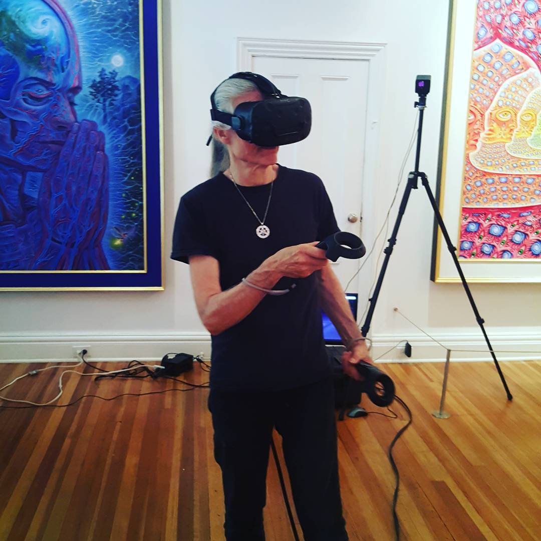 Alex Grey has Jumped Into The Light! DeathlessVR is with Alex and Alison Grey…