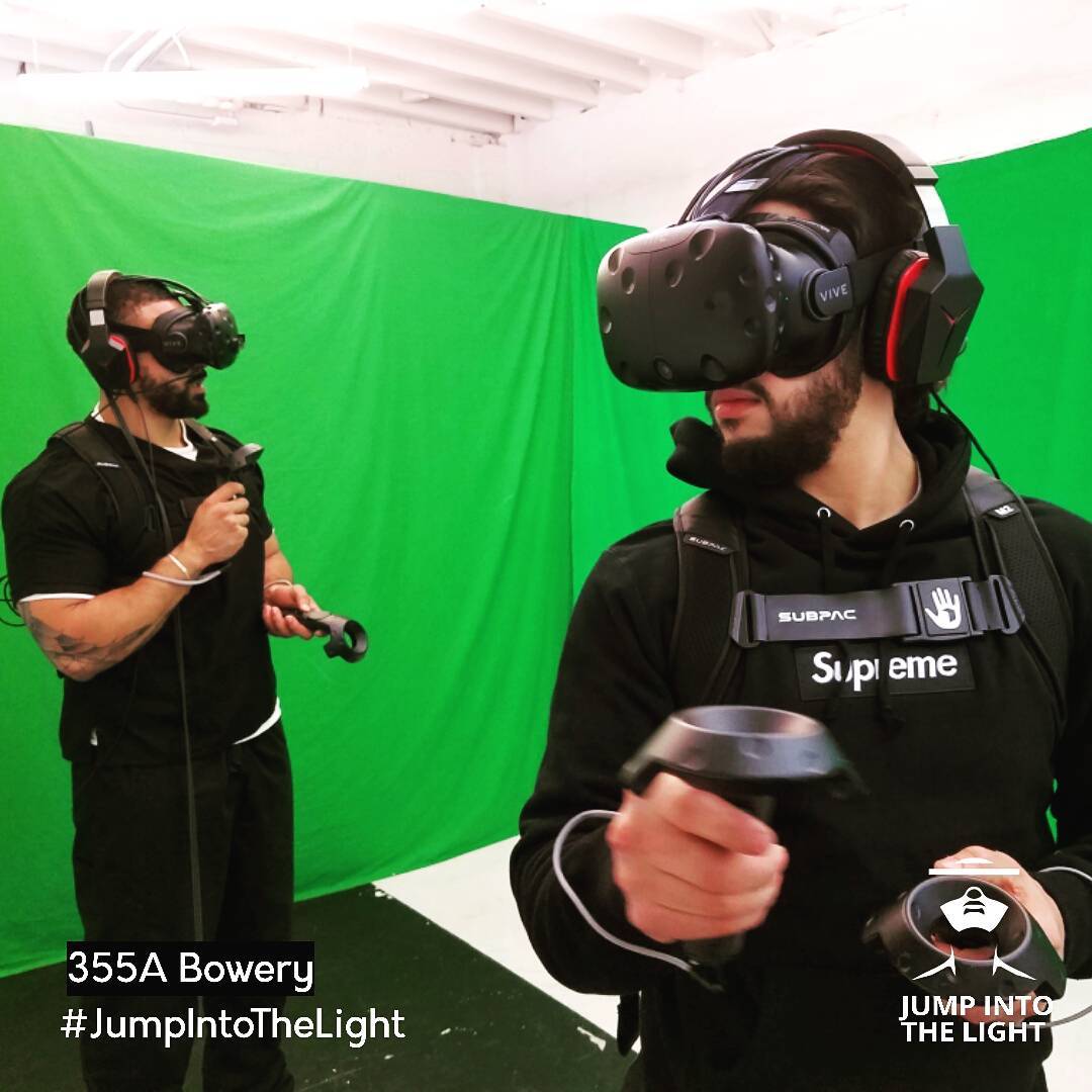 Jump into the light with your homies!

#vrexperience #JumpIntoTheLight #Subpac #…