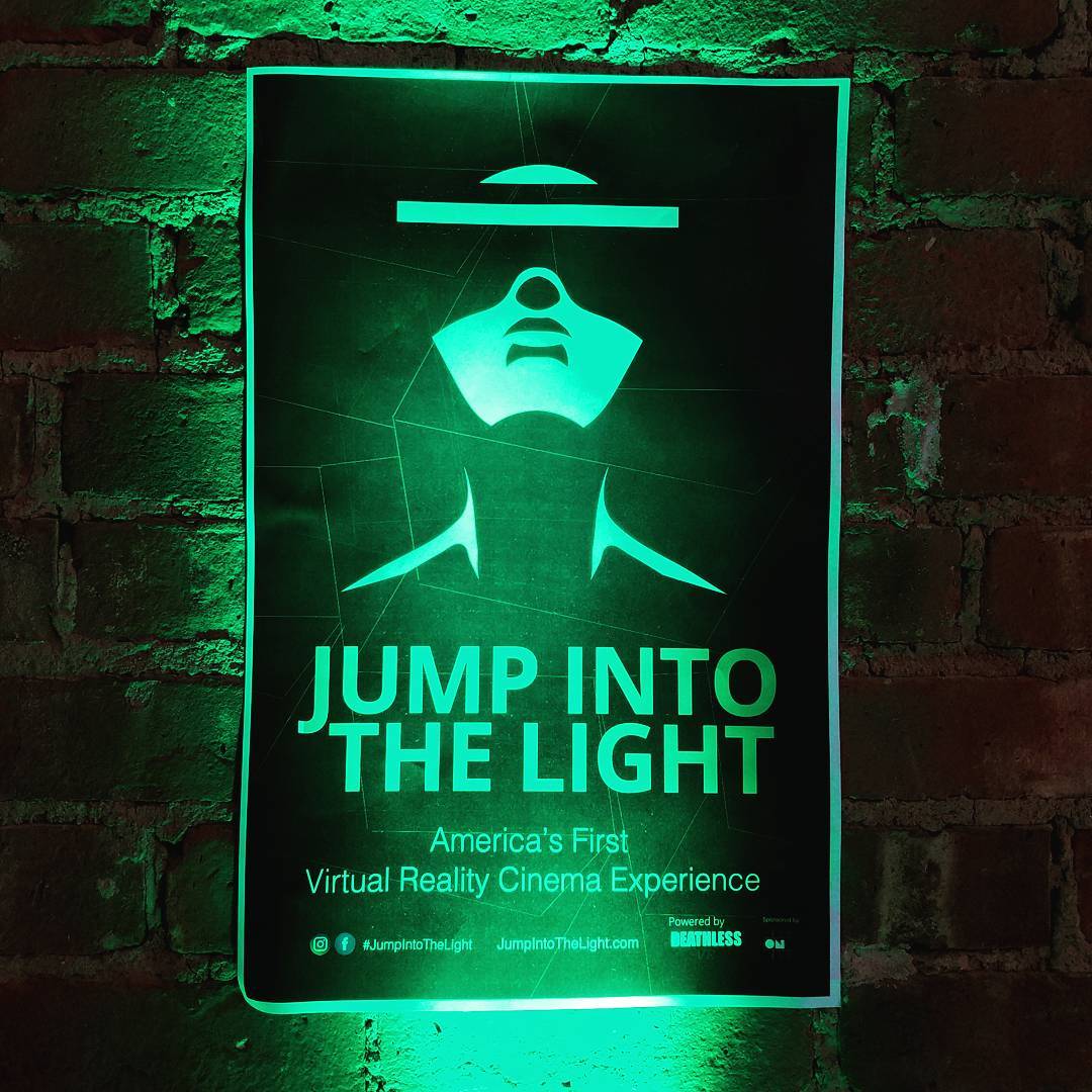 Jump into tge light with us tonight!! #JumpIntoTheLight #vrcinema #TheFutureIsNo…