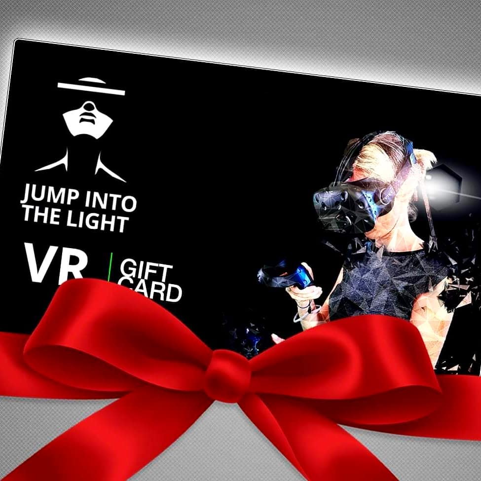 Give a gift of an adventure in Virtual Reality. Our e-Gift cards are perfect gif…