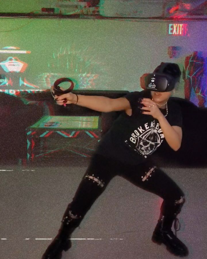 You must be fast to survive!! Come and play in VR #pistolwhip 
.
.
180 Orchard s…