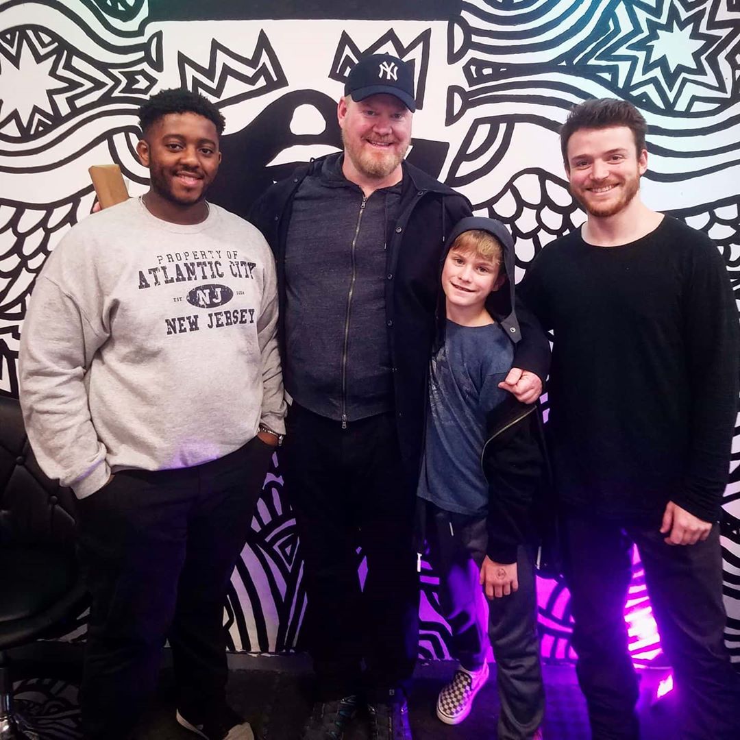That time we were visited by the one and only @jimgaffigan with son. Our VR arca…