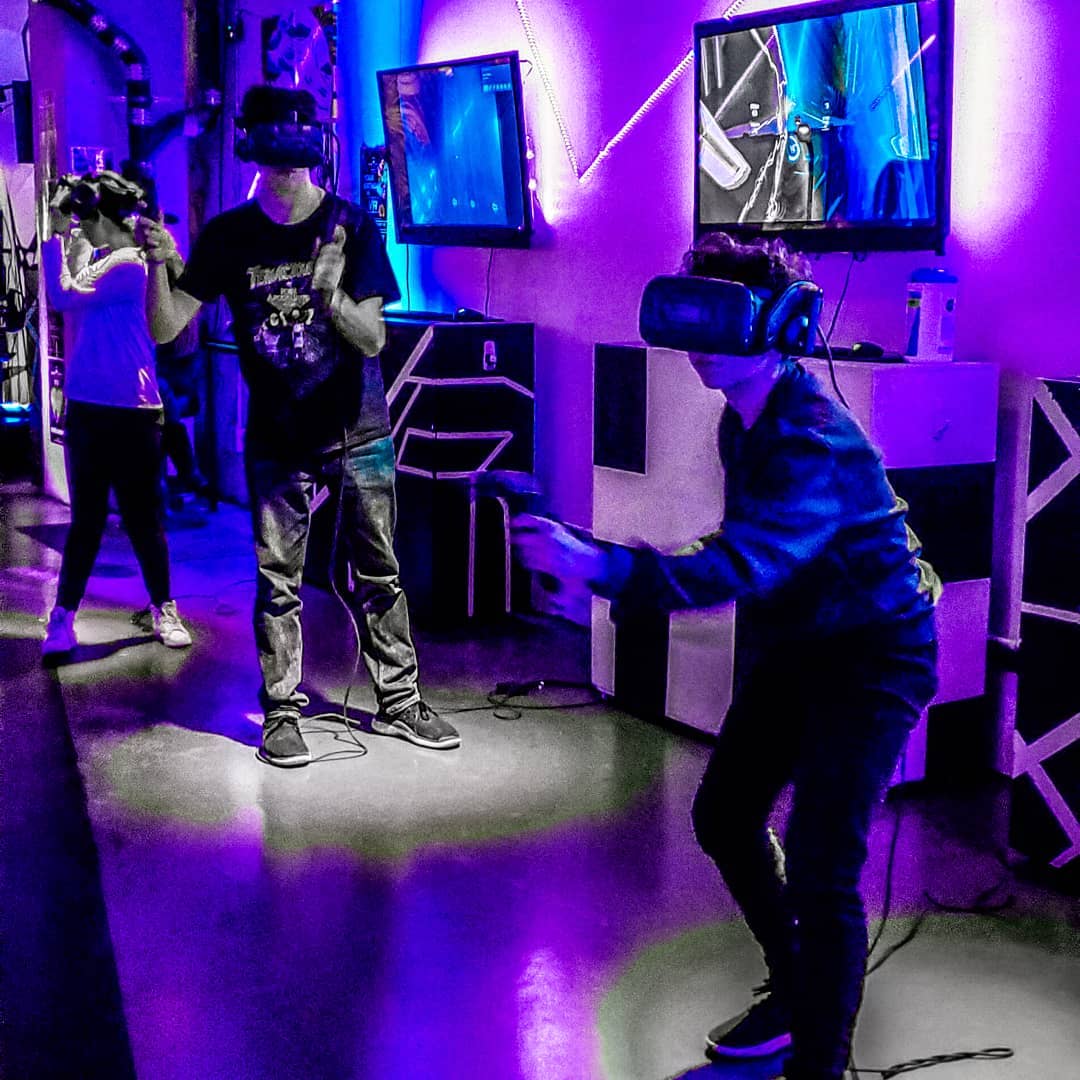 Come play in VR. Bring your friends and family for multiplayer games!! We are op…