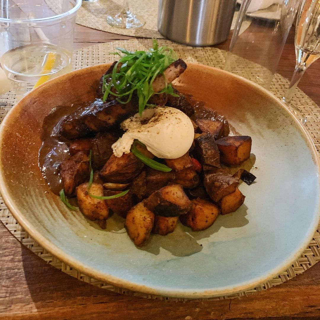 $32 Caribbean Spices Lamb- Caribbean spiced grilled Lamb chops with home fries m…