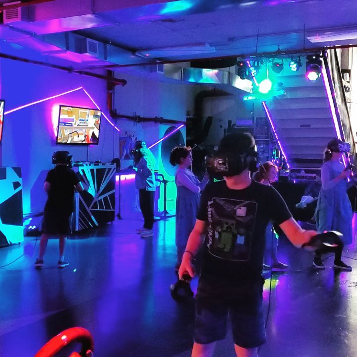 Kids love to play games and with virtual reality games can be combined with phys…