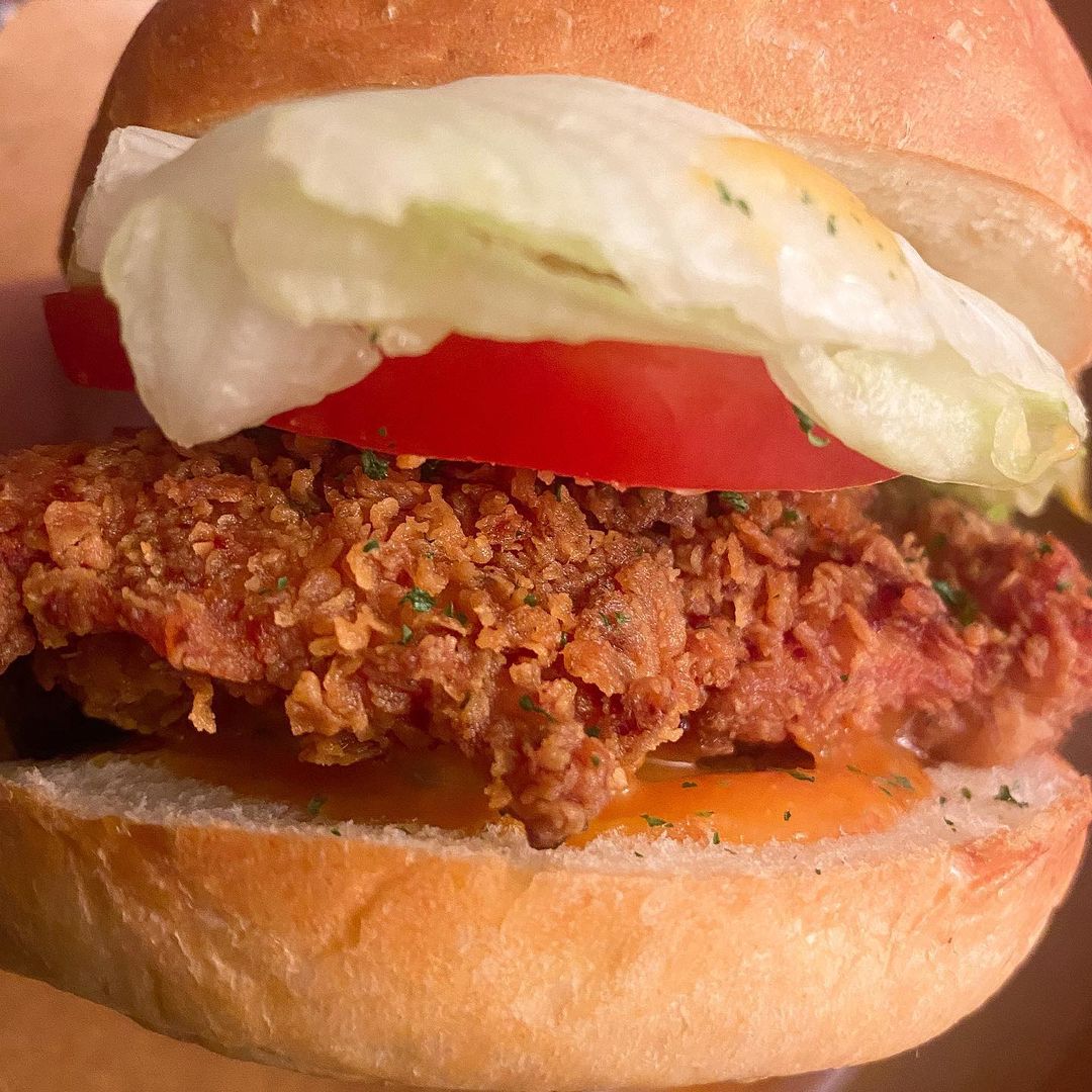 Buttermilk Fried Chicken Sandwich- Buttermilk fried free range boneless breast, …