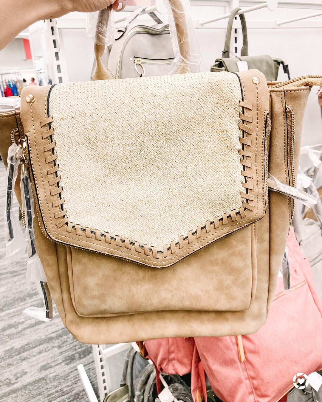 VR NYC flap backpack! i feel like the backpack purse is so cute for us mamas! Li…