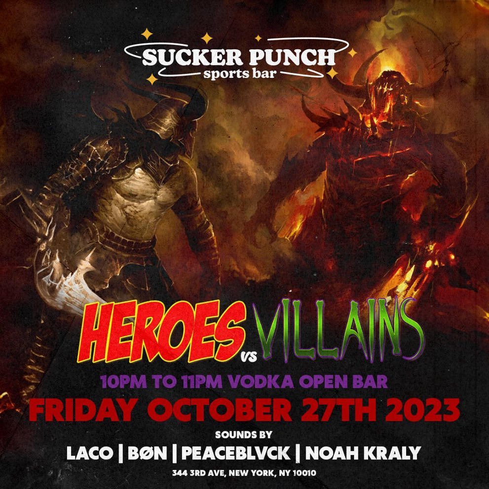 Heroes vs. Villains Halloween Party  You’re Cordially Invited to an Epic Clash o…