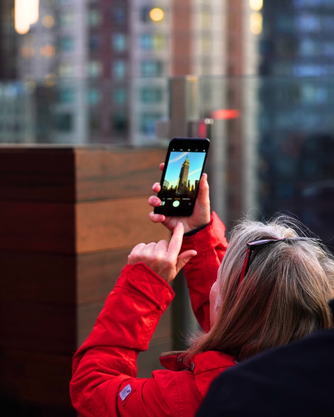 Catchin’ the empire views, one snapshot at a time!  #MonarchRooftop…